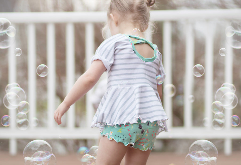 ruffle shorts pdf pattern 